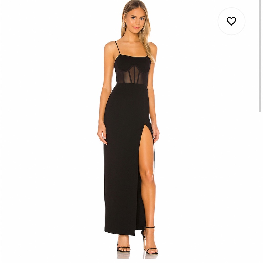 ISO NBD GERI GOWN IN BLACK S OR XS